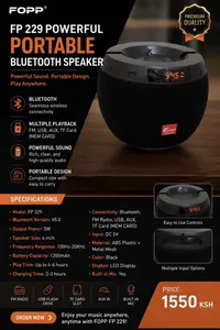 Portable speaker