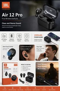 Jbl Air 12 pro EarPods - Comfortable for Daily Use